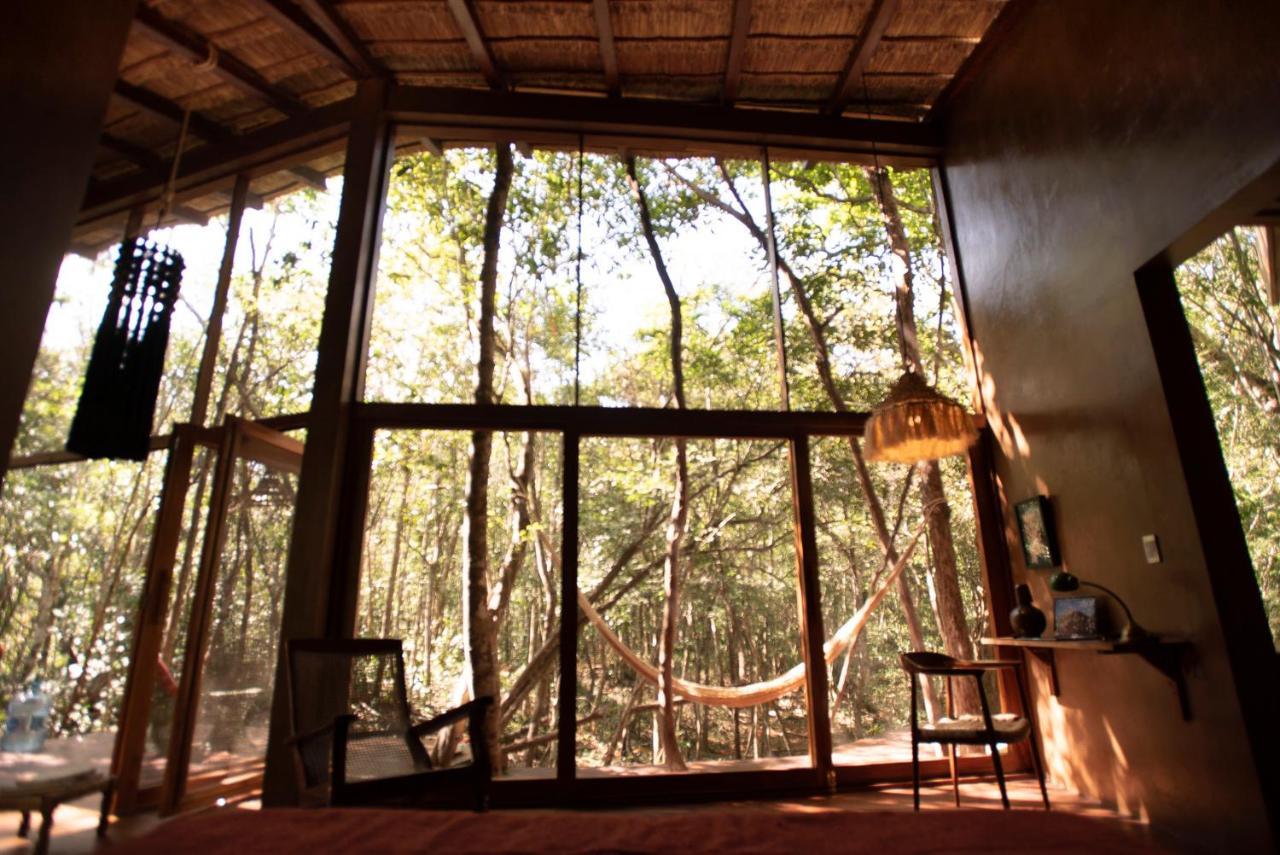 Ojo De Arbol, Boutique Cabin In The Real Jungle Tulum Exteriör bild