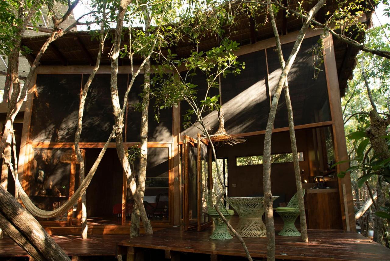 Ojo De Arbol, Boutique Cabin In The Real Jungle Tulum Exteriör bild