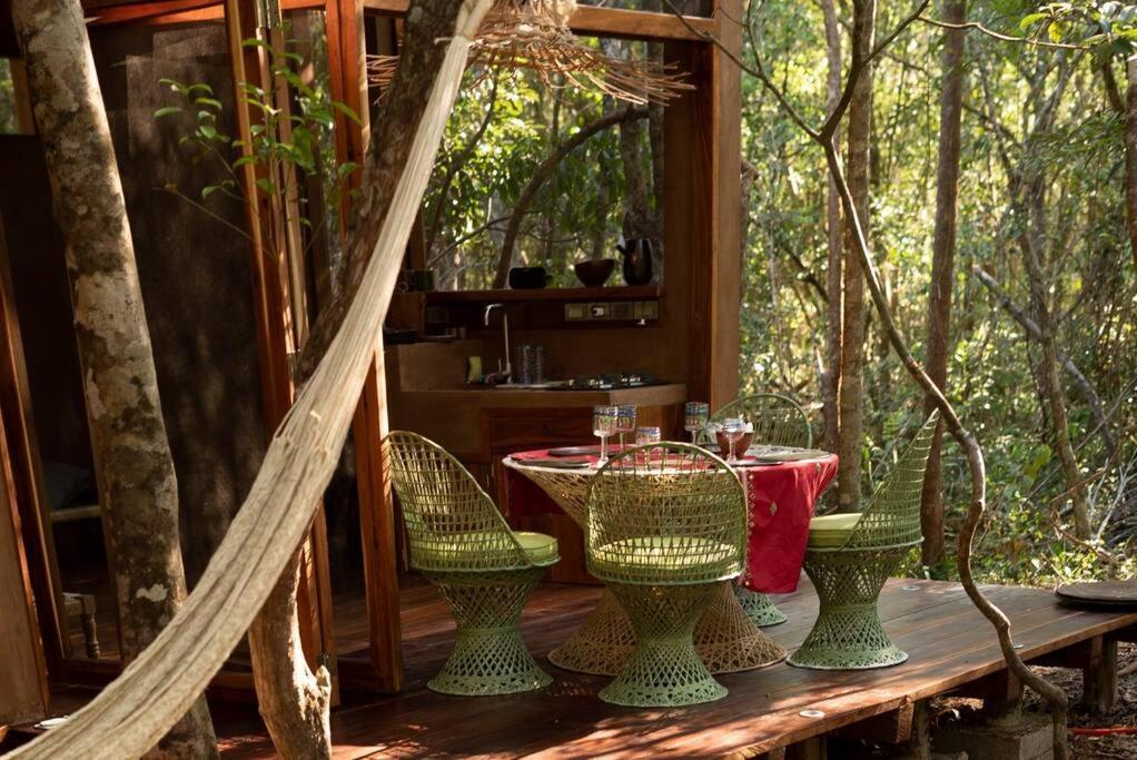 Ojo De Arbol, Boutique Cabin In The Real Jungle Tulum Exteriör bild