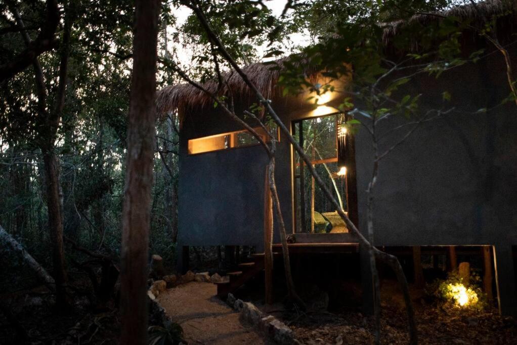 Ojo De Arbol, Boutique Cabin In The Real Jungle Tulum Exteriör bild