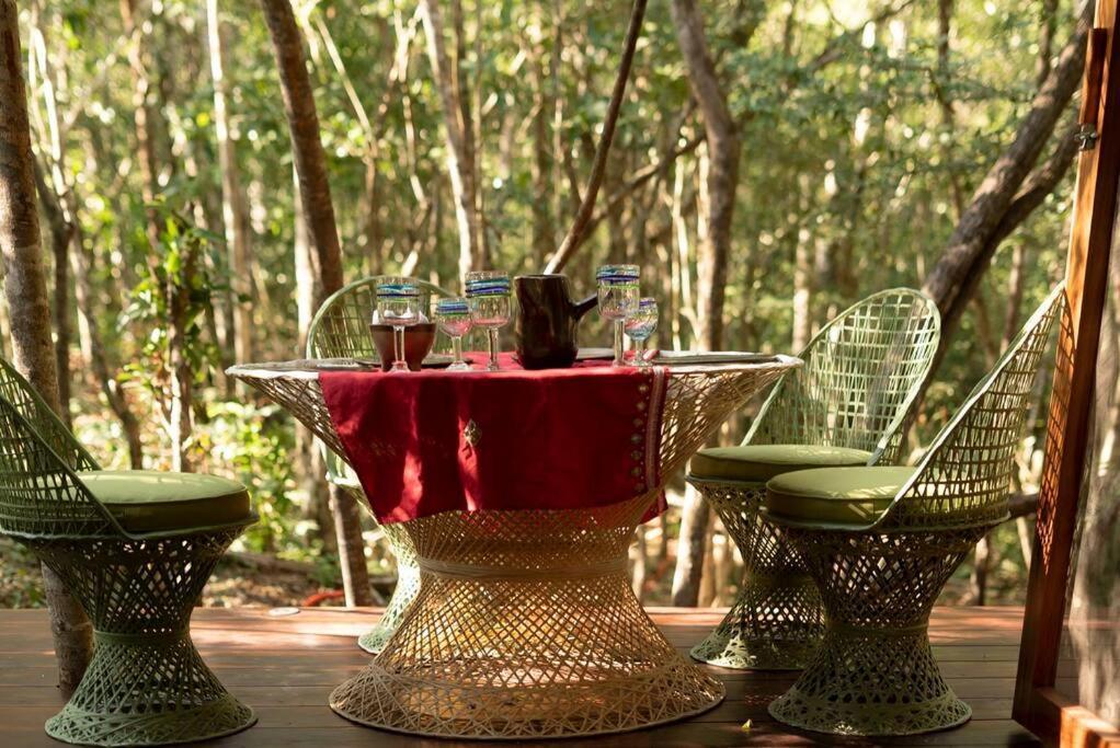Ojo De Arbol, Boutique Cabin In The Real Jungle Tulum Exteriör bild